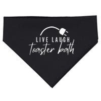 Live Laugh Toaster Bath USA-Made Doggie Bandana