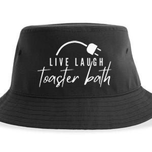 Live Laugh Toaster Bath Sustainable Bucket Hat