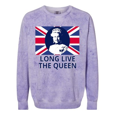 Long Live The Queen Elizabeth Colorblast Crewneck Sweatshirt