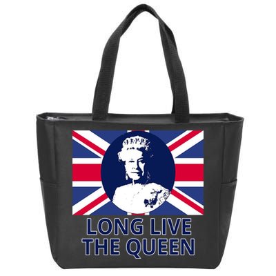 Long Live The Queen Elizabeth Zip Tote Bag