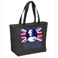 Long Live The Queen Elizabeth Zip Tote Bag