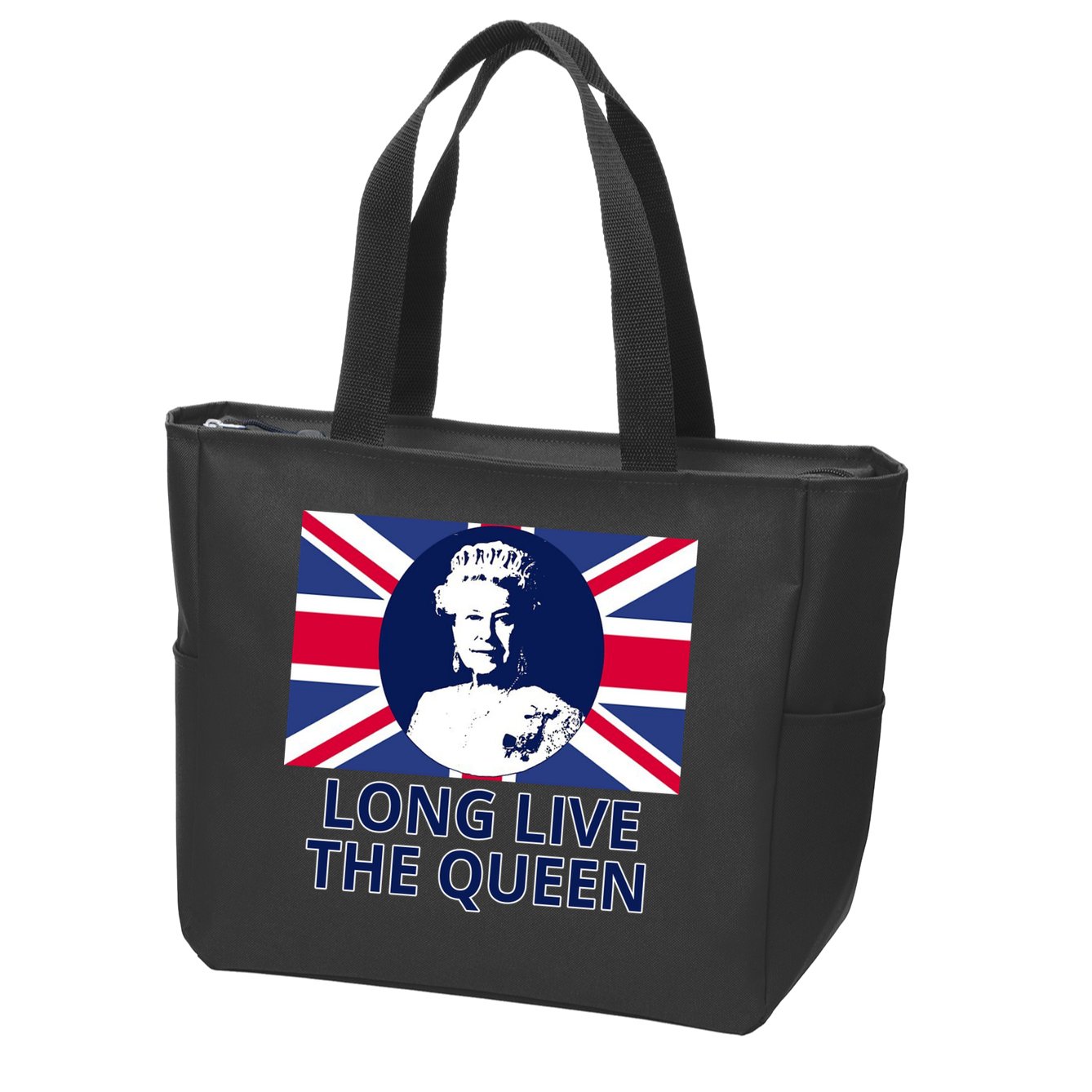Long Live The Queen Elizabeth Zip Tote Bag