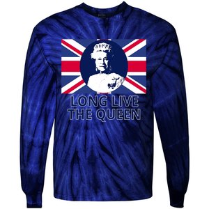 Long Live The Queen Elizabeth Tie-Dye Long Sleeve Shirt