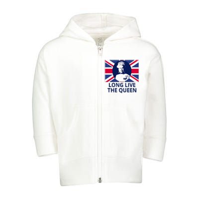 Long Live The Queen Elizabeth Toddler Zip Fleece Hoodie