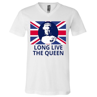 Long Live The Queen Elizabeth V-Neck T-Shirt