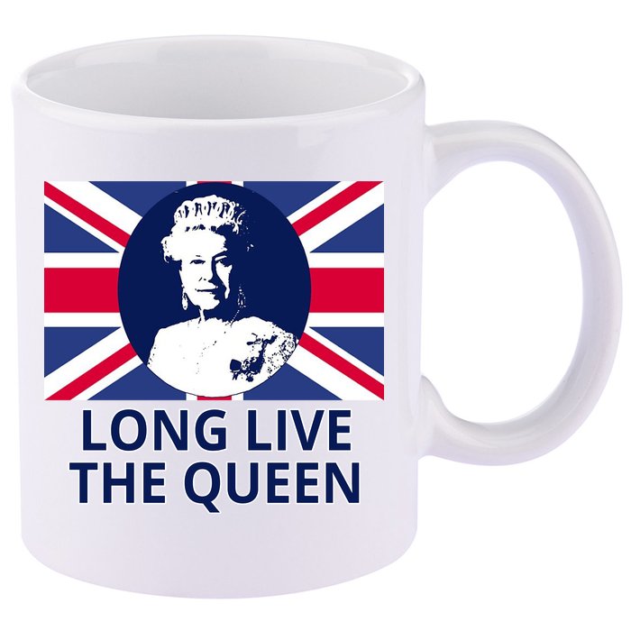Long Live The Queen Elizabeth 11oz C Handle Ceramic Mug