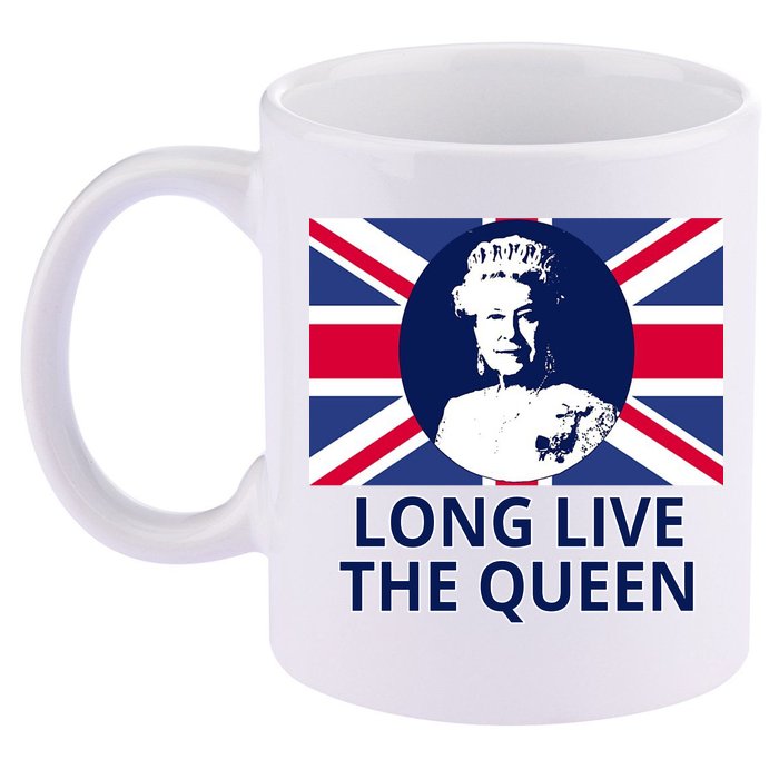 Long Live The Queen Elizabeth 11oz C Handle Ceramic Mug