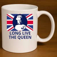 Long Live The Queen Elizabeth 11oz C Handle Ceramic Mug