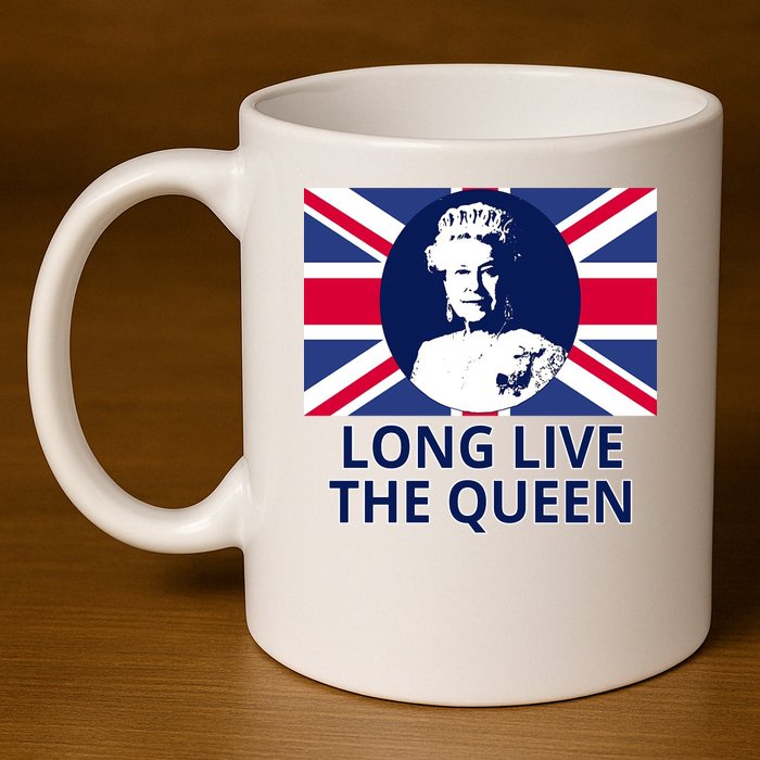 Long Live The Queen Elizabeth 11oz C Handle Ceramic Mug