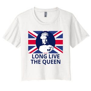 Long Live The Queen Elizabeth Women's Crop Top Tee