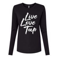 Live Love Tap Tap Dancing Tap Dancer Tap Dance Teacher Womens Cotton Relaxed Long Sleeve T-Shirt