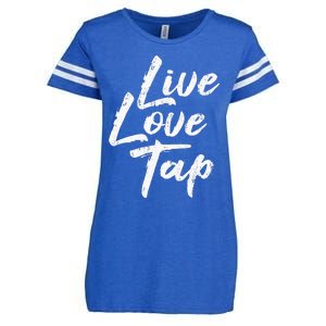 Live Love Tap Tap Dancing Tap Dancer Tap Dance Teacher Enza Ladies Jersey Football T-Shirt