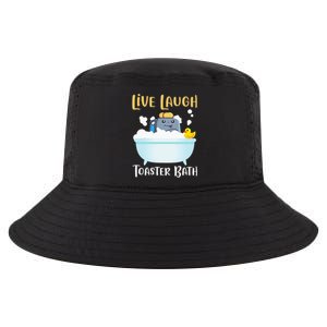 Live Laugh Toaster Bath Cool Comfort Performance Bucket Hat