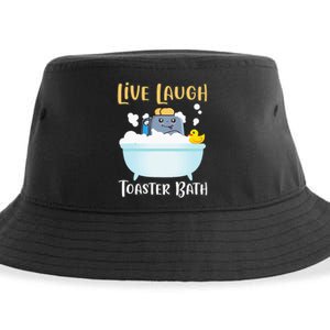 Live Laugh Toaster Bath Sustainable Bucket Hat