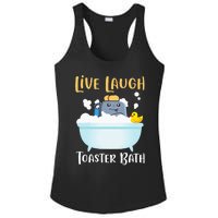 Live Laugh Toaster Bath Ladies PosiCharge Competitor Racerback Tank