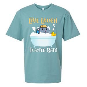 Live Laugh Toaster Bath Sueded Cloud Jersey T-Shirt