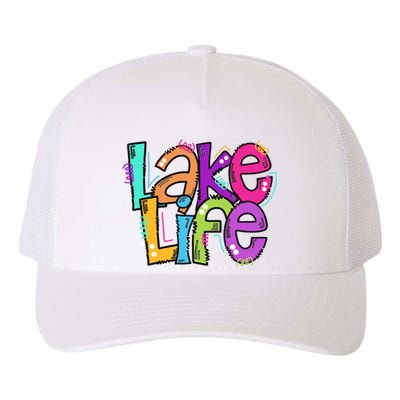 Lake Life Travel Lover Adventurer Lake Life Wildlife Vacation Yupoong Adult 5-Panel Trucker Hat