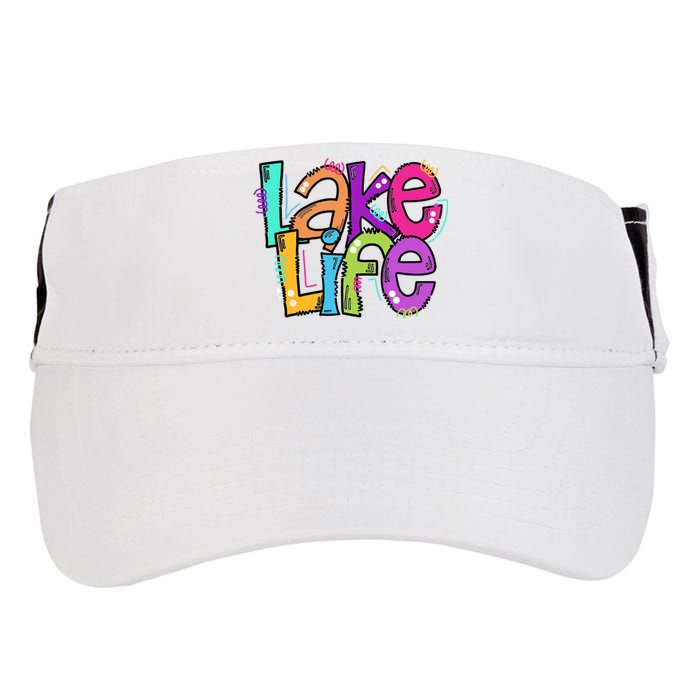 Lake Life Travel Lover Adventurer Lake Life Wildlife Vacation Adult Drive Performance Visor