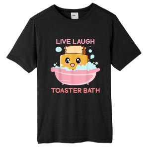 Live Laugh Toaster Bath Tall Fusion ChromaSoft Performance T-Shirt