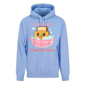 Live Laugh Toaster Bath Unisex Surf Hoodie