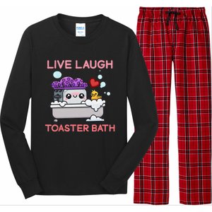 Live Laugh Toaster Bath Long Sleeve Pajama Set