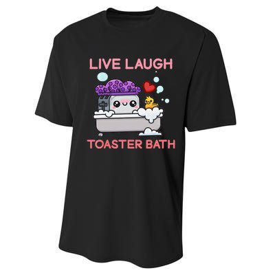 Live Laugh Toaster Bath Performance Sprint T-Shirt