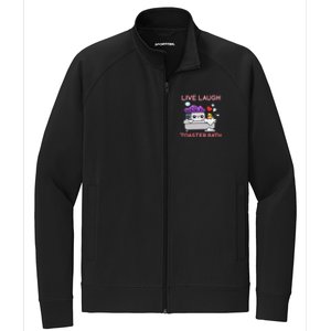 Live Laugh Toaster Bath Stretch Full-Zip Cadet Jacket