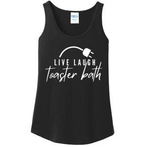 Live Laugh Toaster Bath Ladies Essential Tank