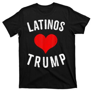 Latinos Love Trump T-Shirt