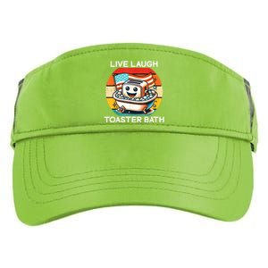 Live Laugh Toaster Bath Adult Drive Performance Visor