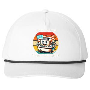 Live Laugh Toaster Bath Snapback Five-Panel Rope Hat