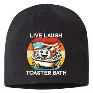 Live Laugh Toaster Bath Sustainable Beanie