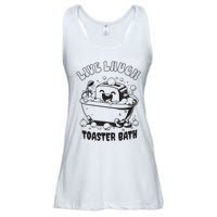 Live Laugh Toaster Bath Vintage Funny Toaster Ladies Essential Flowy Tank