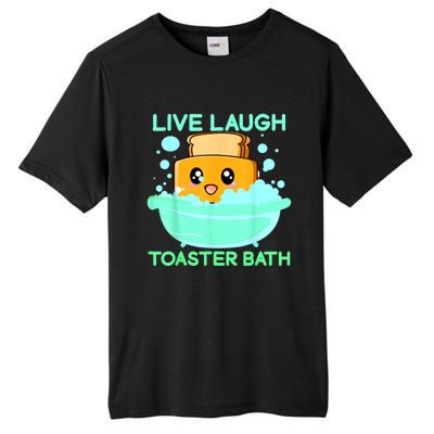 Live Laugh Toaster Bath Tall Fusion ChromaSoft Performance T-Shirt