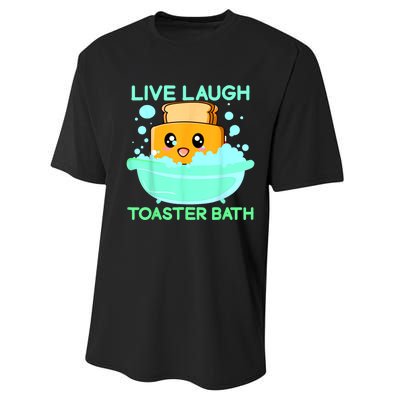 Live Laugh Toaster Bath Performance Sprint T-Shirt