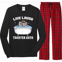 Live Laugh Toaster Bath Long Sleeve Pajama Set