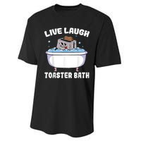 Live Laugh Toaster Bath Performance Sprint T-Shirt