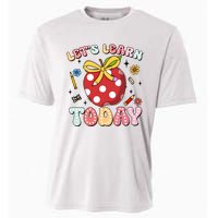 LetS Learn Today First Day Of School Cooling Performance Crew T-Shirt