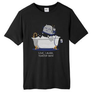 Live Laugh Toaster Bath Tall Fusion ChromaSoft Performance T-Shirt