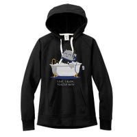 Live Laugh Toaster Bath Women's Fleece Hoodie