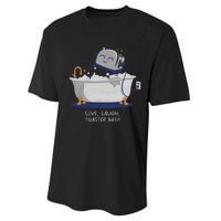 Live Laugh Toaster Bath Performance Sprint T-Shirt