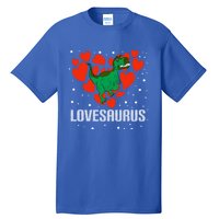 Lovesaurus Love Tgiftrex Dinosaur Heart Valentine's Day Cool Gift Tall T-Shirt