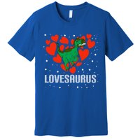 Lovesaurus Love Tgiftrex Dinosaur Heart Valentine's Day Cool Gift Premium T-Shirt