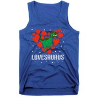 Lovesaurus Love Tgiftrex Dinosaur Heart Valentine's Day Cool Gift Tank Top