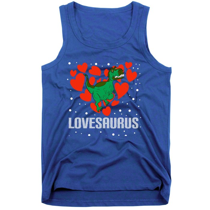 Lovesaurus Love Tgiftrex Dinosaur Heart Valentine's Day Cool Gift Tank Top