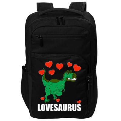 Lovesaurus Love Tgiftrex Dinosaur Heart Valentine's Day Gift Impact Tech Backpack