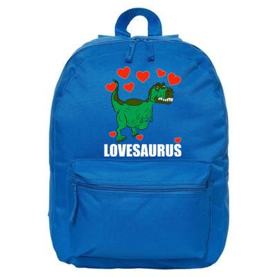 Lovesaurus Love Tgiftrex Dinosaur Heart Valentine's Day Gift 16 in Basic Backpack