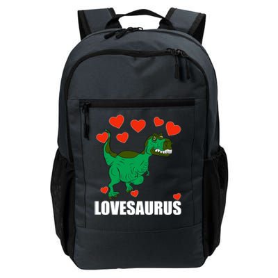 Lovesaurus Love Tgiftrex Dinosaur Heart Valentine's Day Gift Daily Commute Backpack