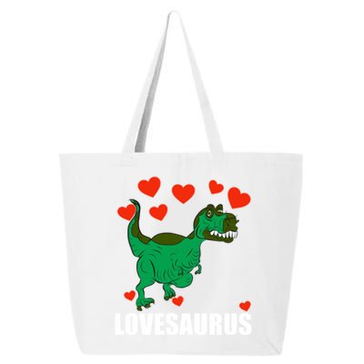 Lovesaurus Love Tgiftrex Dinosaur Heart Valentine's Day Gift 25L Jumbo Tote