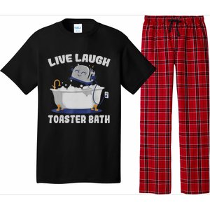 Live Laugh Toaster Bath Funny Pajama Set